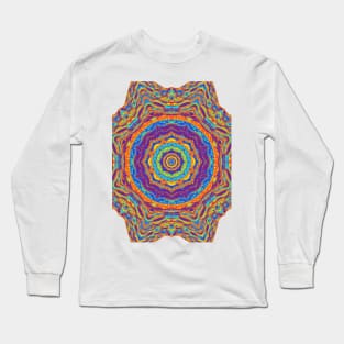 Psychotropic melody mandala Long Sleeve T-Shirt